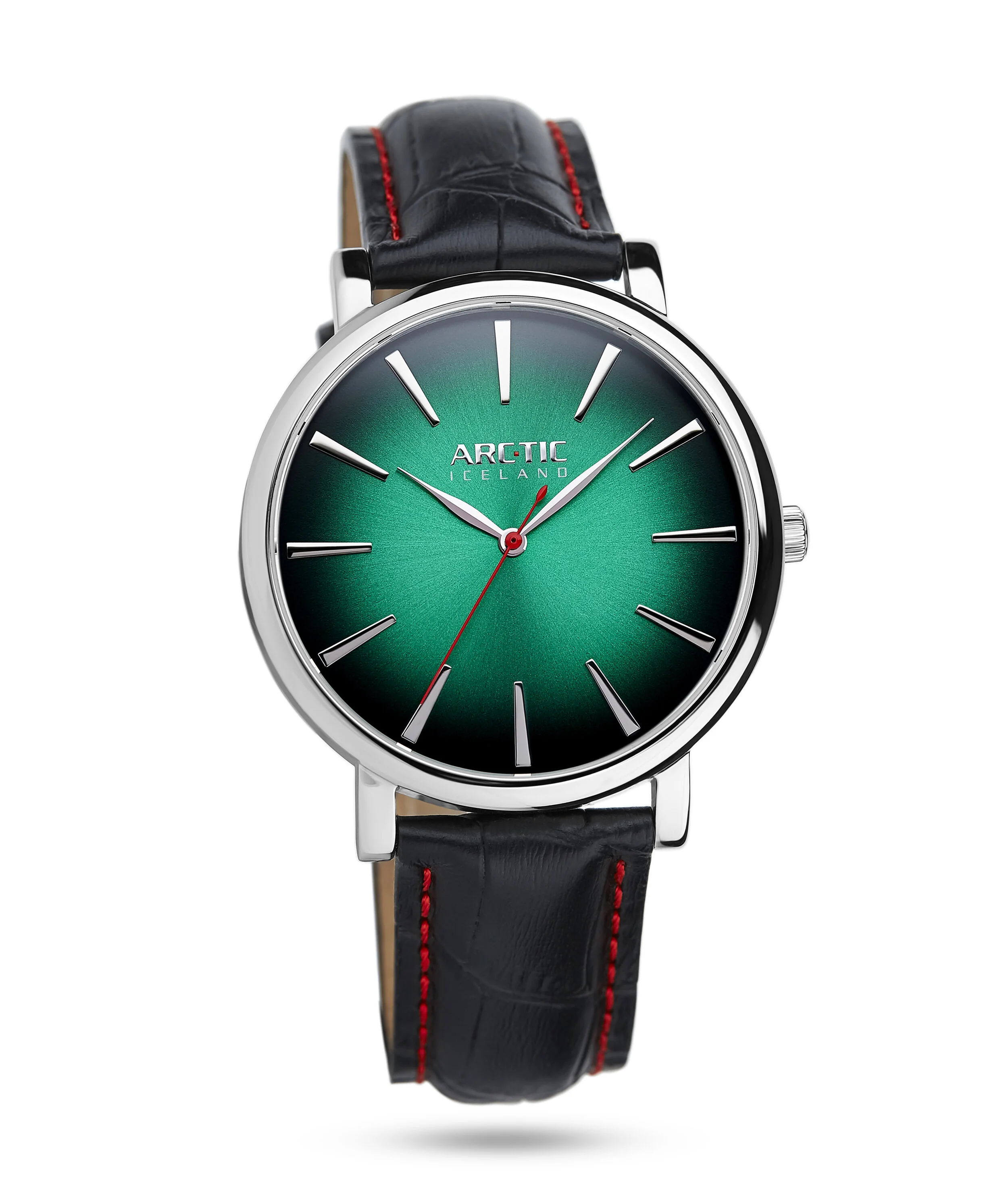 Nature green 36 mm /silver indexes — ArcTic Iceland